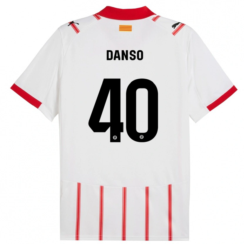 Danxen Damen Jordi Danso #40 Weiß Rot Heimtrikot Trikot 2025/26 T-Shirt Schweiz
