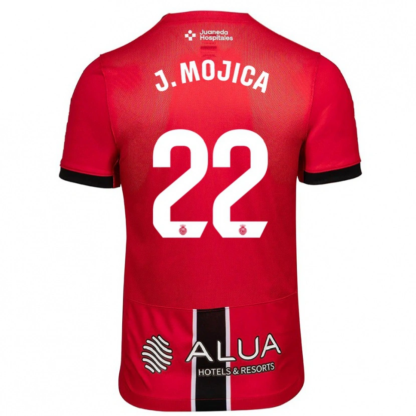 Danxen Damen Johan Mojica #22 Rot Schwarz Heimtrikot Trikot 2025/26 T-Shirt Schweiz