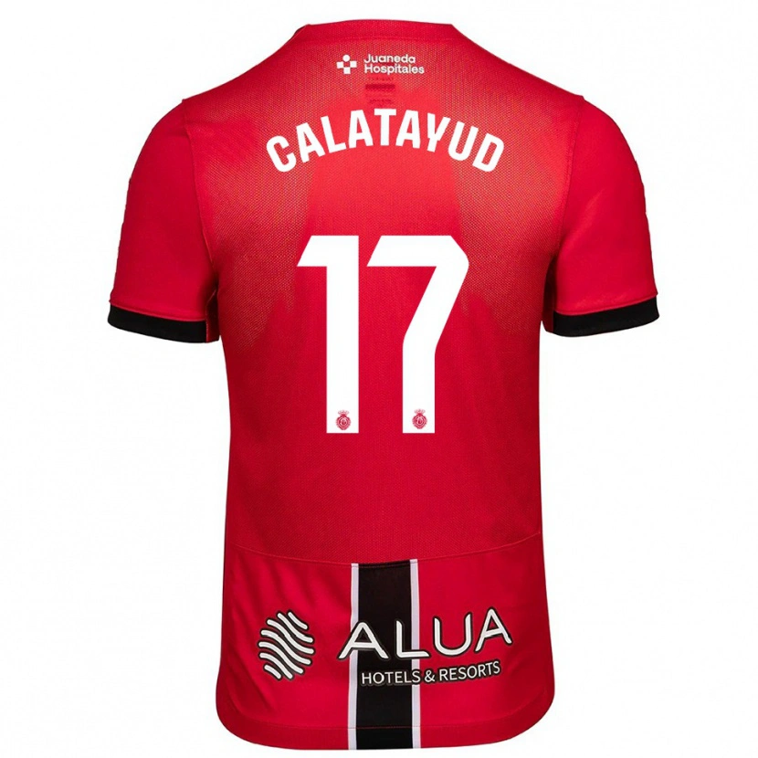 Danxen Damen Miguel Calatayud #17 Rot Schwarz Heimtrikot Trikot 2025/26 T-Shirt Schweiz