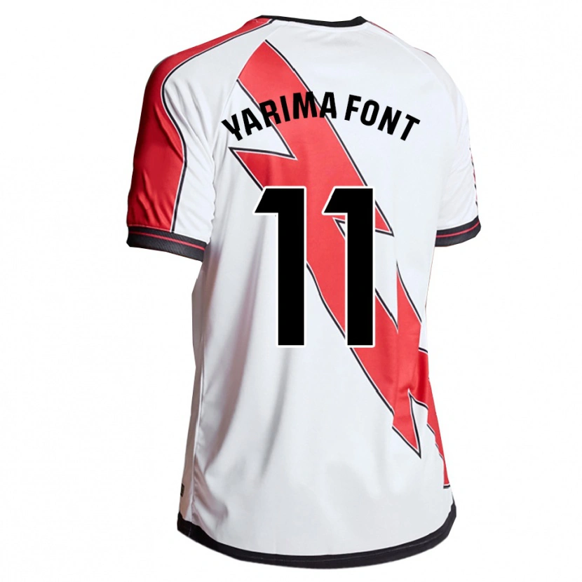 Danxen Damen Yarima Font Barrasa #11 Weiß Rot Heimtrikot Trikot 2025/26 T-Shirt Schweiz