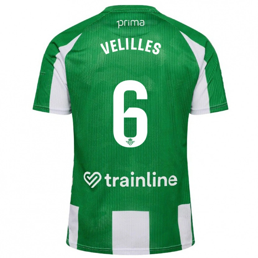 Danxen Damen Luis Velilles #6 Grün Weiß Heimtrikot Trikot 2025/26 T-Shirt Schweiz