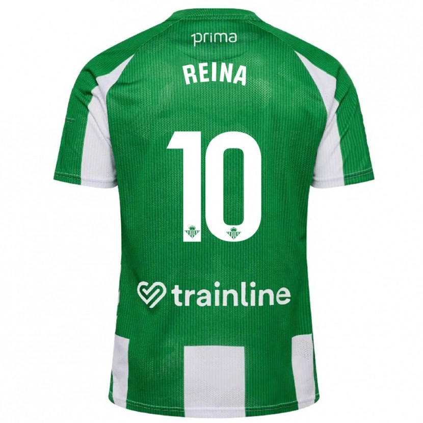 Danxen Damen Carlos Reina #10 Grün Weiß Heimtrikot Trikot 2025/26 T-Shirt Schweiz