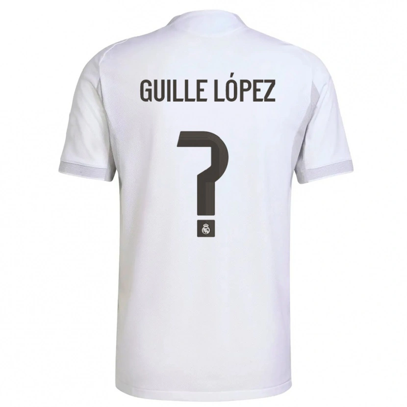 Danxen Damen Guille López #0 Weiß Gelb Heimtrikot Trikot 2025/26 T-Shirt Schweiz