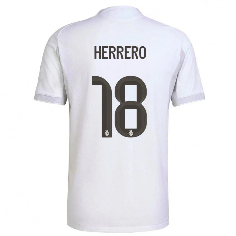 Danxen Damen Enrique Herrero #18 Weiß Gelb Heimtrikot Trikot 2025/26 T-Shirt Schweiz