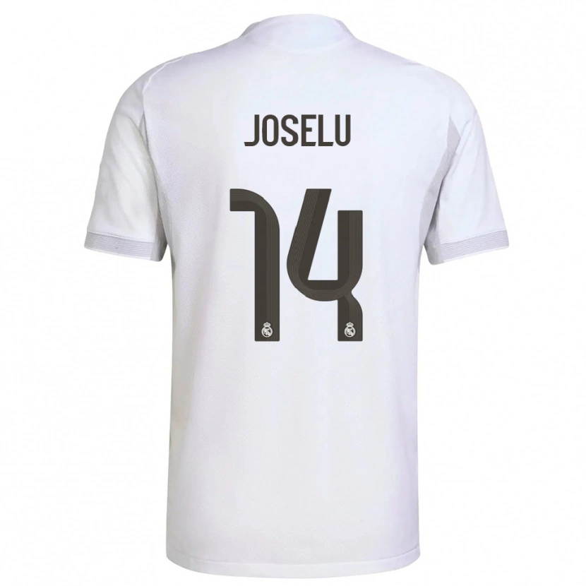 Danxen Damen Joselu #14 Weiß Gelb Heimtrikot Trikot 2025/26 T-Shirt Schweiz