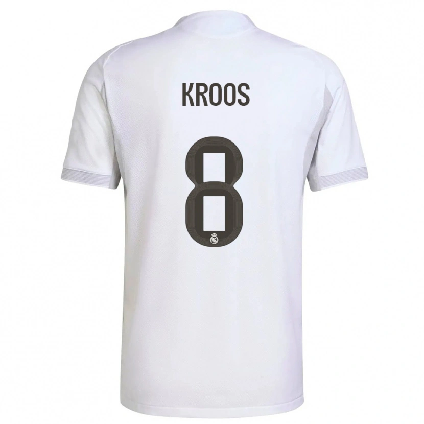 Danxen Damen Toni Kroos #8 Weiß Gelb Heimtrikot Trikot 2025/26 T-Shirt Schweiz
