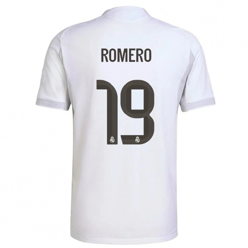 Danxen Damen Alfonso Romero #19 Weiß Gelb Heimtrikot Trikot 2025/26 T-Shirt Schweiz