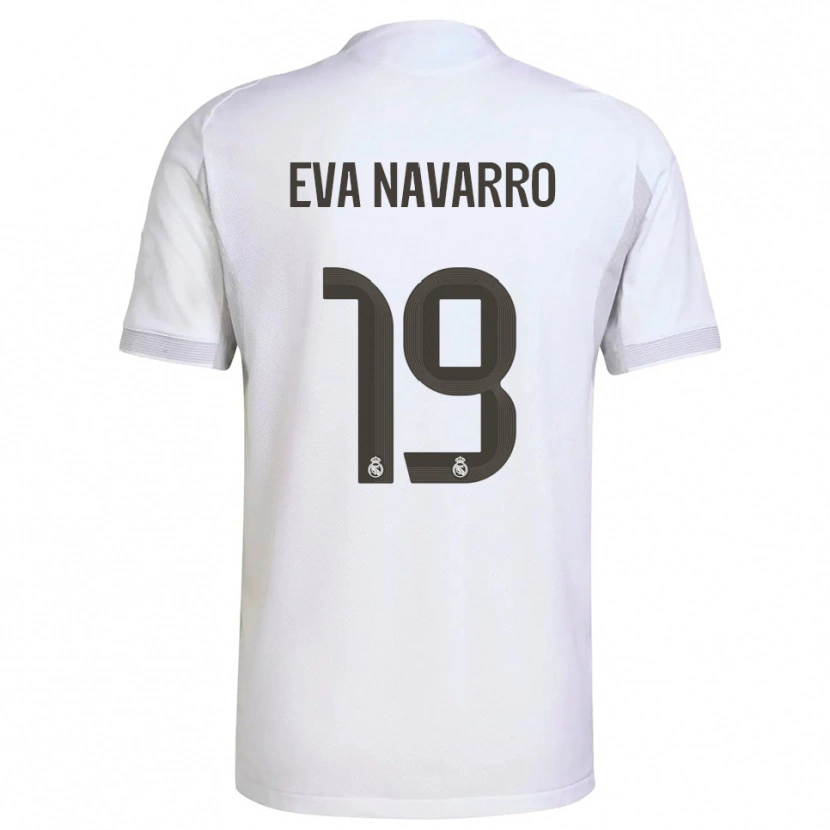 Danxen Damen Eva Navarro #19 Weiß Gelb Heimtrikot Trikot 2025/26 T-Shirt Schweiz