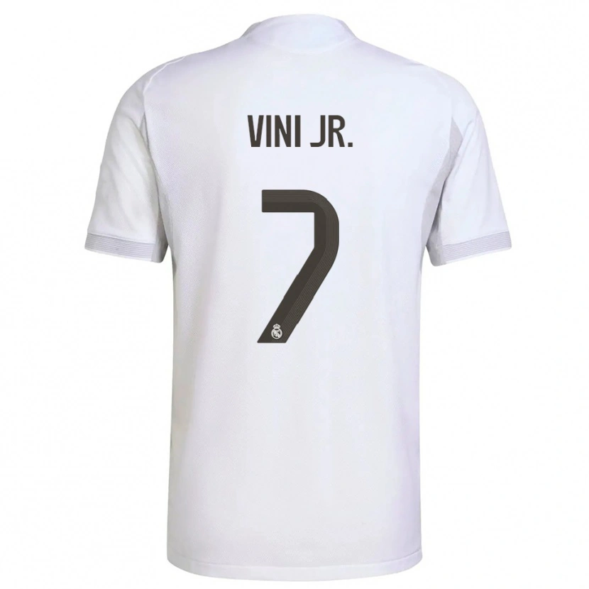 Danxen Damen Vinicius Junior #7 Weiß Gelb Heimtrikot Trikot 2025/26 T-Shirt Schweiz