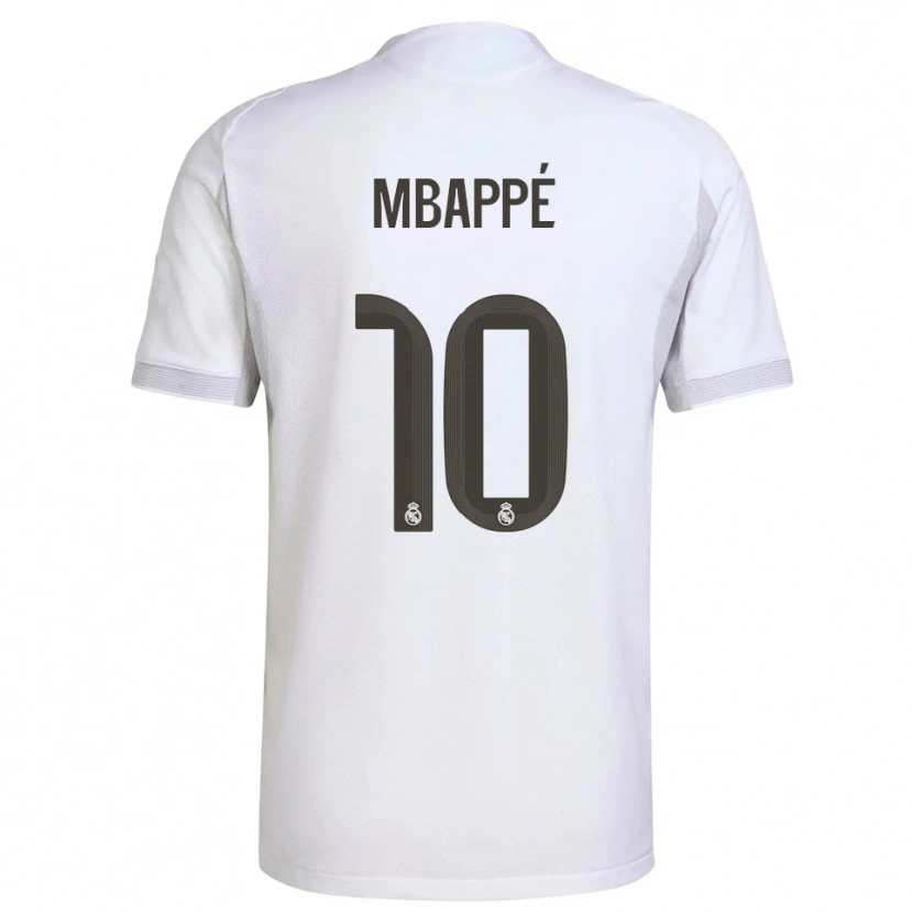 Danxen Damen Kylian Mbappé #10 Weiß Gelb Heimtrikot Trikot 2025/26 T-Shirt Schweiz