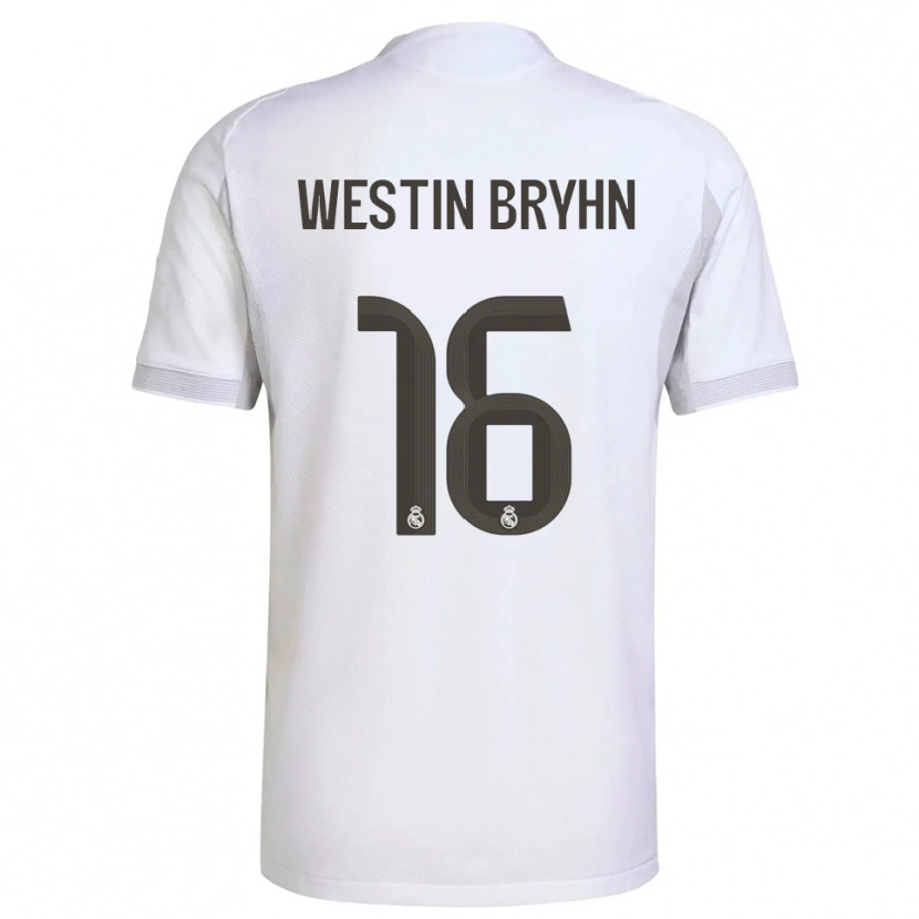 Danxen Damen Leon Westin Bryhn #16 Weiß Gelb Heimtrikot Trikot 2025/26 T-Shirt Schweiz