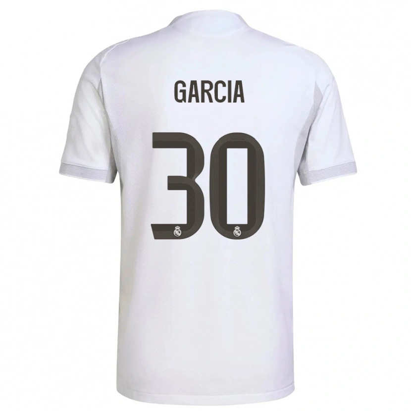Danxen Damen Gonzalo García #30 Weiß Gelb Heimtrikot Trikot 2025/26 T-Shirt Schweiz