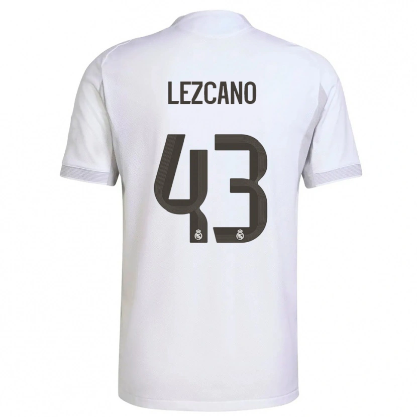 Danxen Damen Álvaro Lezcano #43 Weiß Gelb Heimtrikot Trikot 2025/26 T-Shirt Schweiz