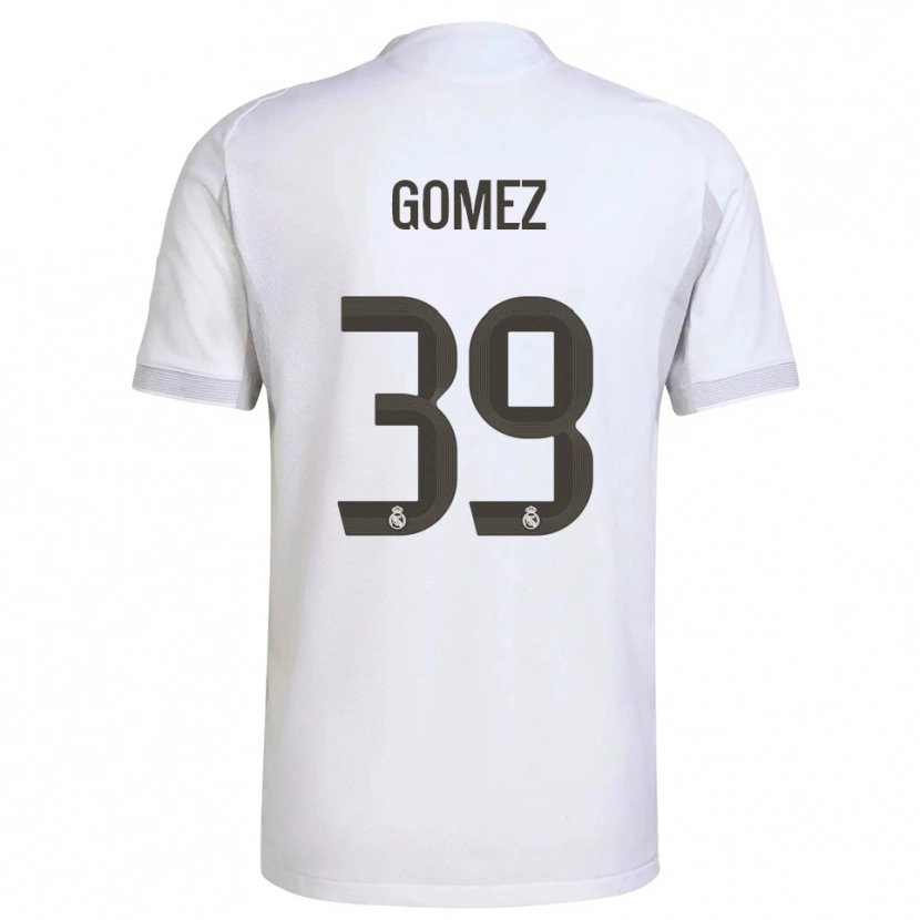 Danxen Damen Eric Gómez #39 Weiß Gelb Heimtrikot Trikot 2025/26 T-Shirt Schweiz