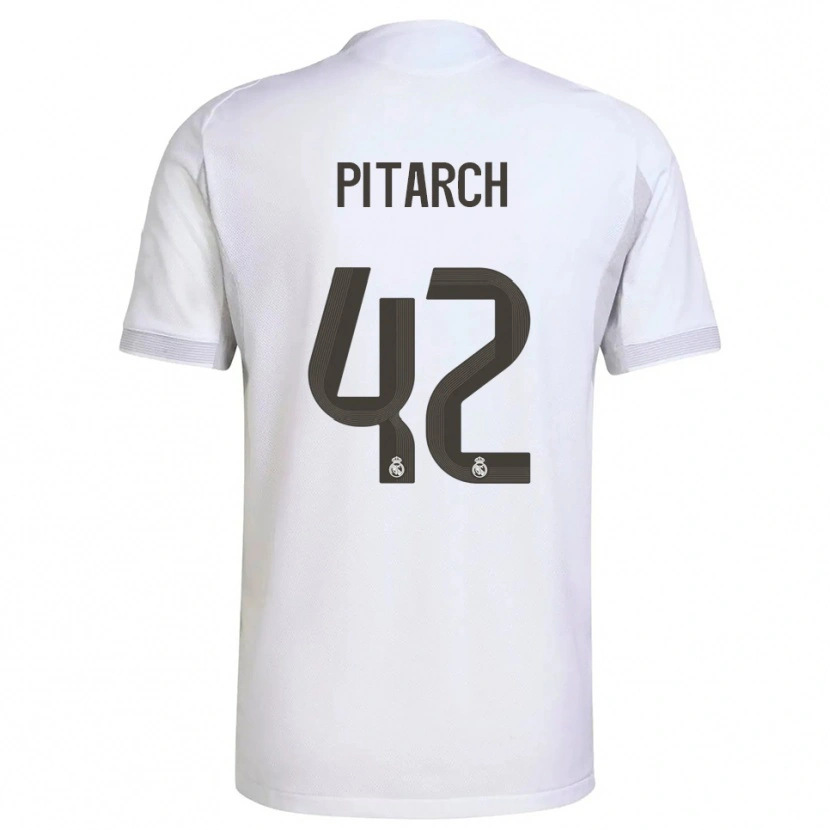 Danxen Damen Thiago Pitarch #42 Weiß Gelb Heimtrikot Trikot 2025/26 T-Shirt Schweiz