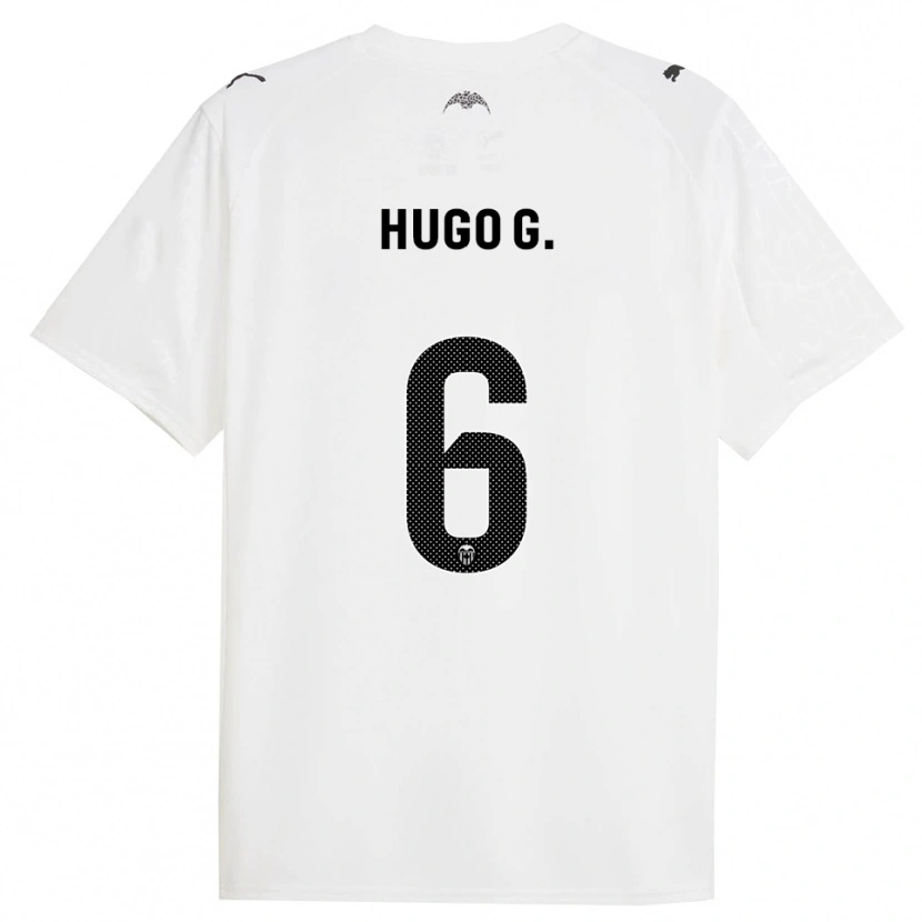 Danxen Damen Hugo Guillamón #6 Weiß Schwarz Heimtrikot Trikot 2025/26 T-Shirt Schweiz