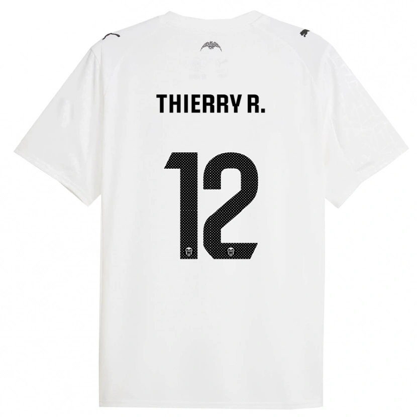 Danxen Damen Thierry Correia #12 Weiß Schwarz Heimtrikot Trikot 2025/26 T-Shirt Schweiz