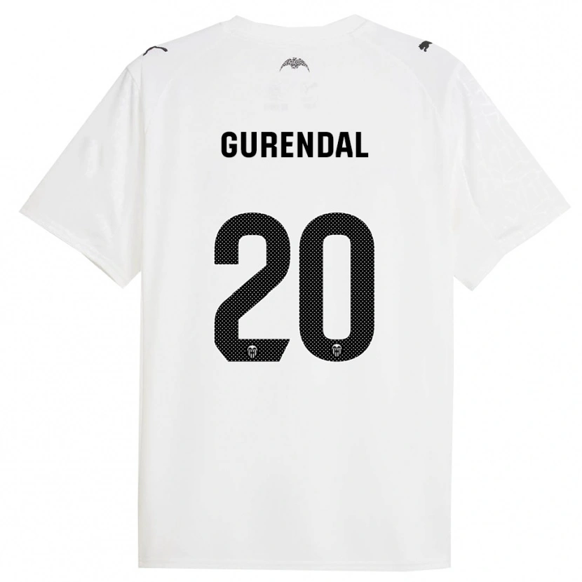 Danxen Damen Alexander Gurendal #20 Weiß Schwarz Heimtrikot Trikot 2025/26 T-Shirt Schweiz
