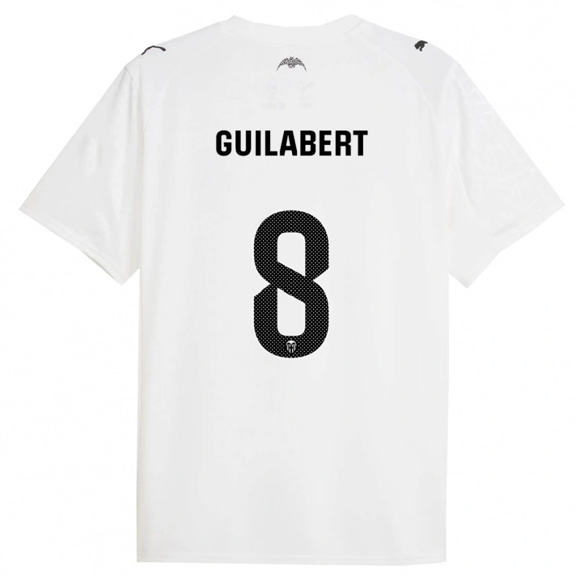 Danxen Damen Mario Guilabert #8 Weiß Schwarz Heimtrikot Trikot 2025/26 T-Shirt Schweiz