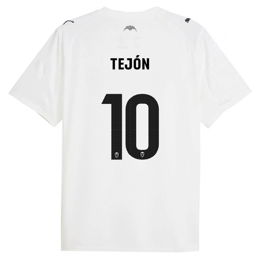 Danxen Damen Martín Tejón #10 Weiß Schwarz Heimtrikot Trikot 2025/26 T-Shirt Schweiz
