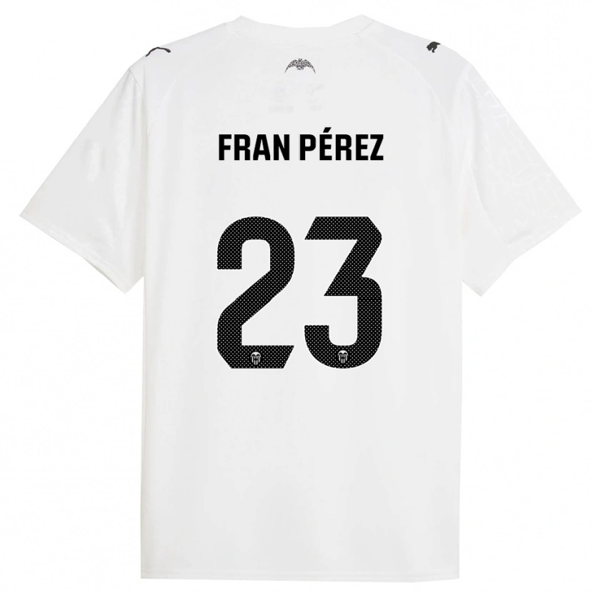 Danxen Damen Fran Pérez #23 Weiß Schwarz Heimtrikot Trikot 2025/26 T-Shirt Schweiz