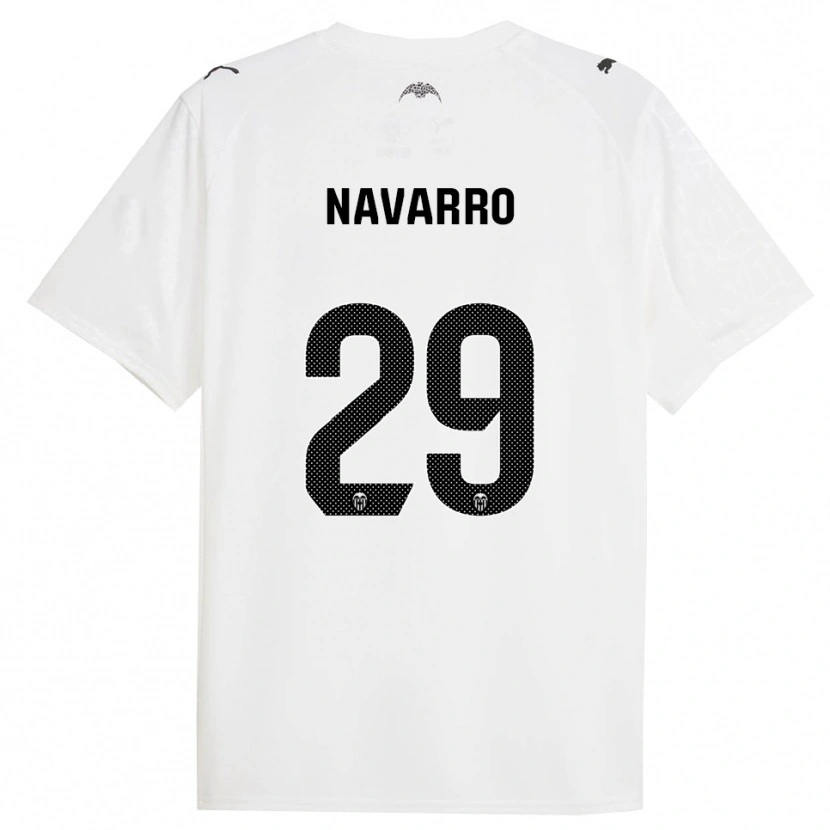 Danxen Damen Marcos Navarro #29 Weiß Schwarz Heimtrikot Trikot 2025/26 T-Shirt Schweiz