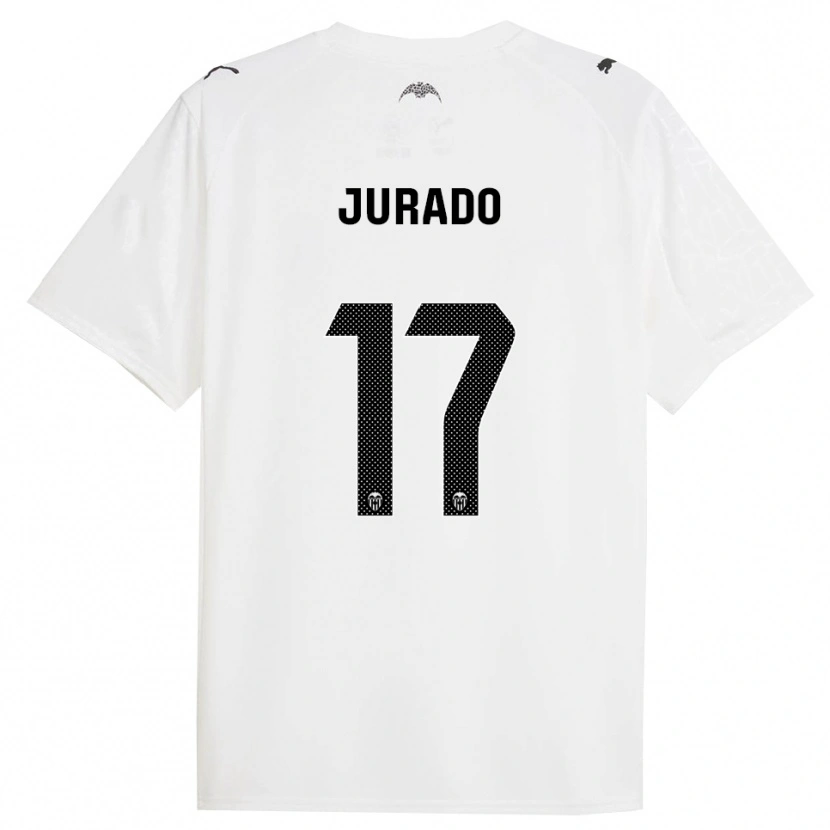 Danxen Damen Marc Jurado #17 Weiß Schwarz Heimtrikot Trikot 2025/26 T-Shirt Schweiz