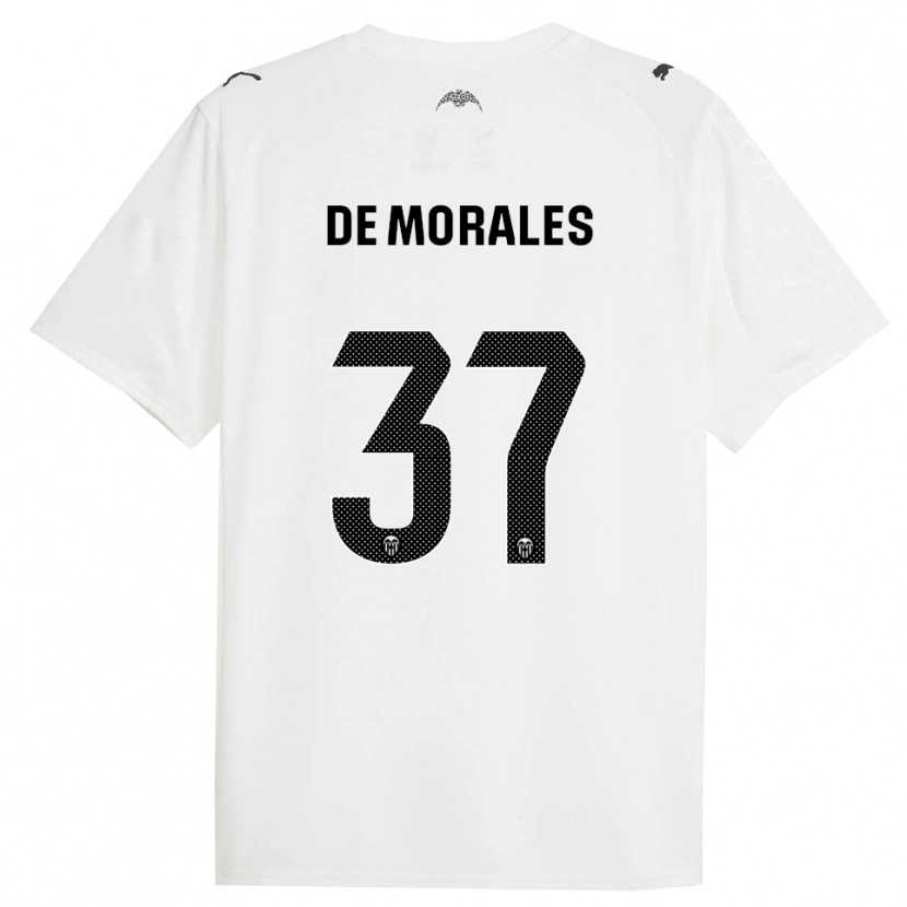 Danxen Damen Rubén Muñoz De Morales #37 Weiß Schwarz Heimtrikot Trikot 2025/26 T-Shirt Schweiz
