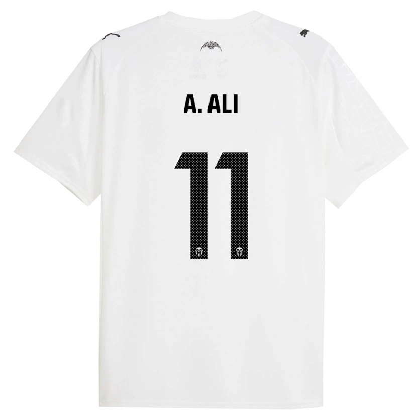 Danxen Damen Amirah Ali #11 Weiß Schwarz Heimtrikot Trikot 2025/26 T-Shirt Schweiz