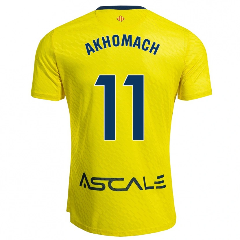 Danxen Damen Ilias Akhomach #11 Gelb Marine Heimtrikot Trikot 2025/26 T-Shirt Schweiz