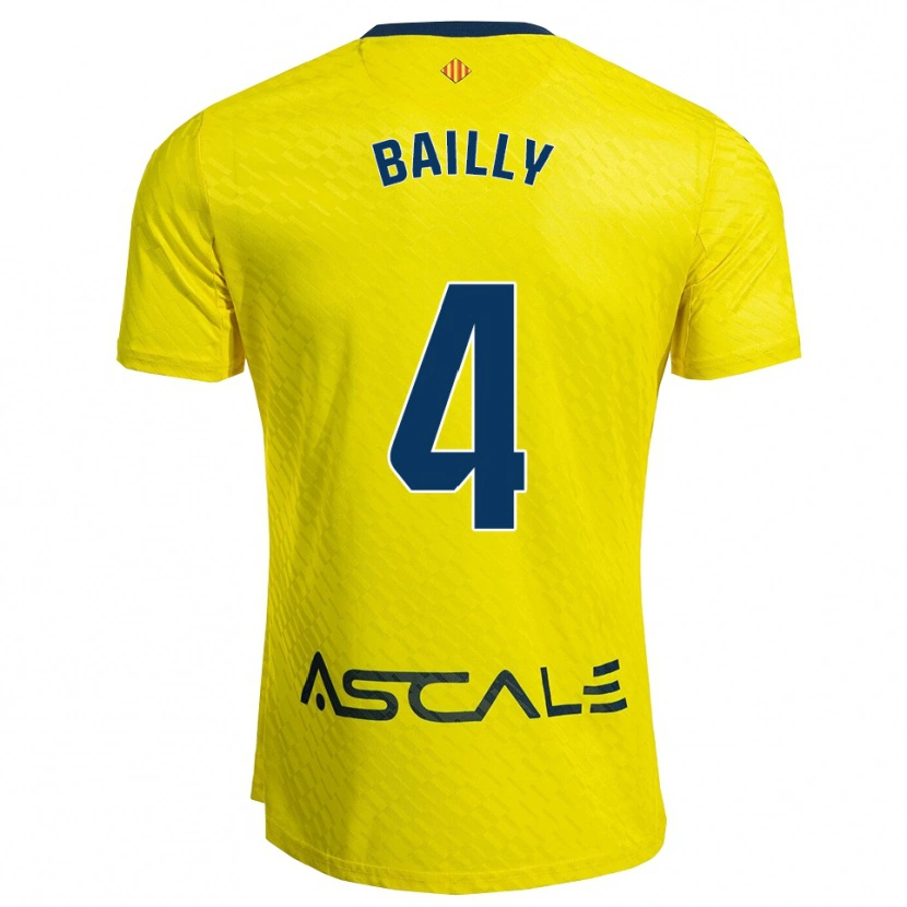 Danxen Damen Eric Bailly #4 Gelb Marine Heimtrikot Trikot 2025/26 T-Shirt Schweiz