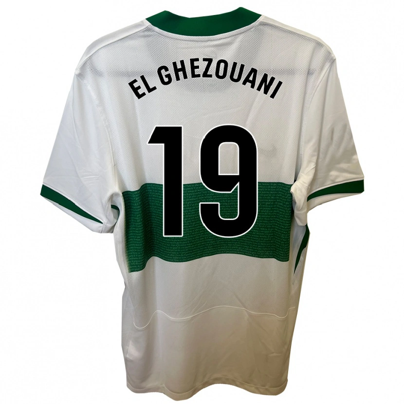 Danxen Damen Mourad El Ghezouani #19 Weiß Grün Heimtrikot Trikot 2025/26 T-Shirt Schweiz