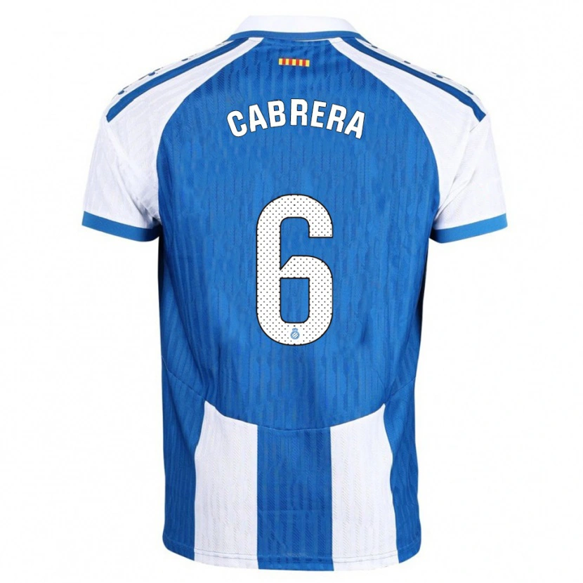 Danxen Damen Leandro Cabrera #6 Blau Weiß Heimtrikot Trikot 2025/26 T-Shirt Schweiz