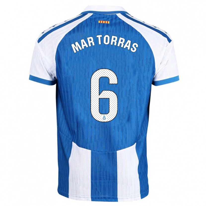 Danxen Damen Mar Torrás De Fortuny #6 Blau Weiß Heimtrikot Trikot 2025/26 T-Shirt Schweiz