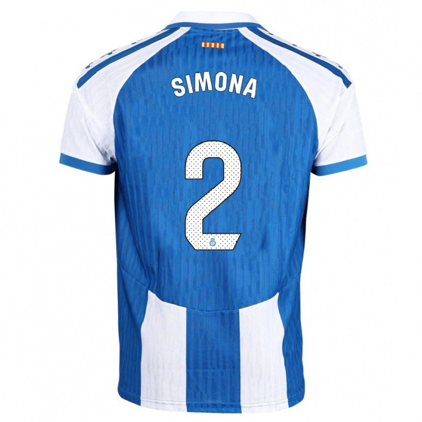 Danxen Damen Estefanía Botero Granda #2 Blau Weiß Heimtrikot Trikot 2025/26 T-Shirt Schweiz