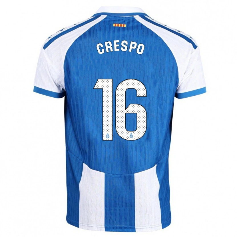 Danxen Damen Hugo Crespo #16 Blau Weiß Heimtrikot Trikot 2025/26 T-Shirt Schweiz