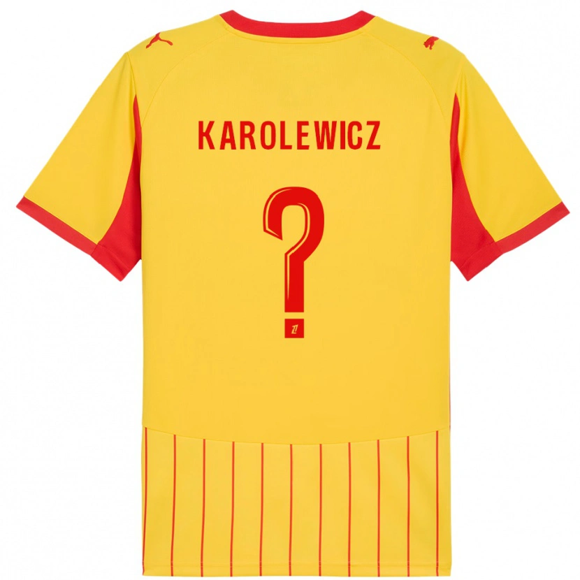 Danxen Damen Roman Karolewicz #0 Gelb Rot Heimtrikot Trikot 2025/26 T-Shirt Schweiz