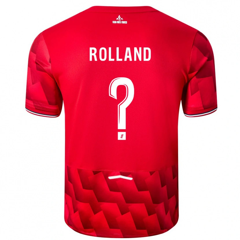 Danxen Damen Baptiste Rolland #0 Rot Weiß Heimtrikot Trikot 2025/26 T-Shirt Schweiz