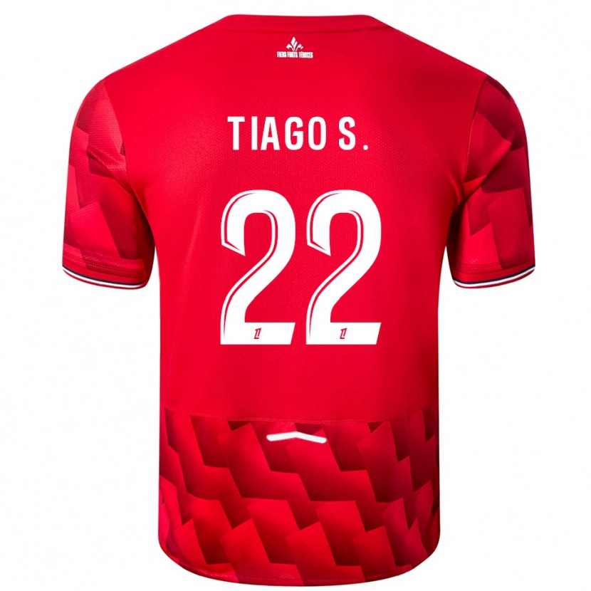 Danxen Damen Tiago Santos #22 Rot Weiß Heimtrikot Trikot 2025/26 T-Shirt Schweiz