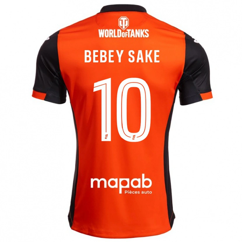 Danxen Damen Mattéo Bebey Sake #10 Schwarz Orange Heimtrikot Trikot 2025/26 T-Shirt Schweiz