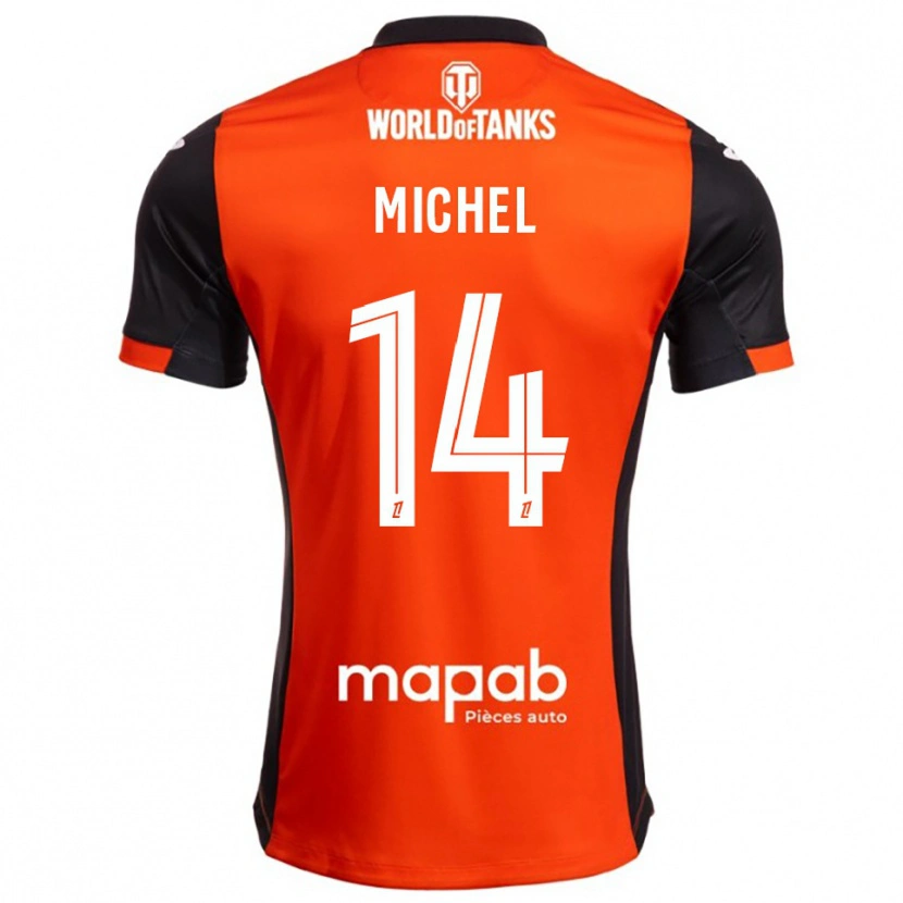 Danxen Damen Raphaël Michel #14 Schwarz Orange Heimtrikot Trikot 2025/26 T-Shirt Schweiz