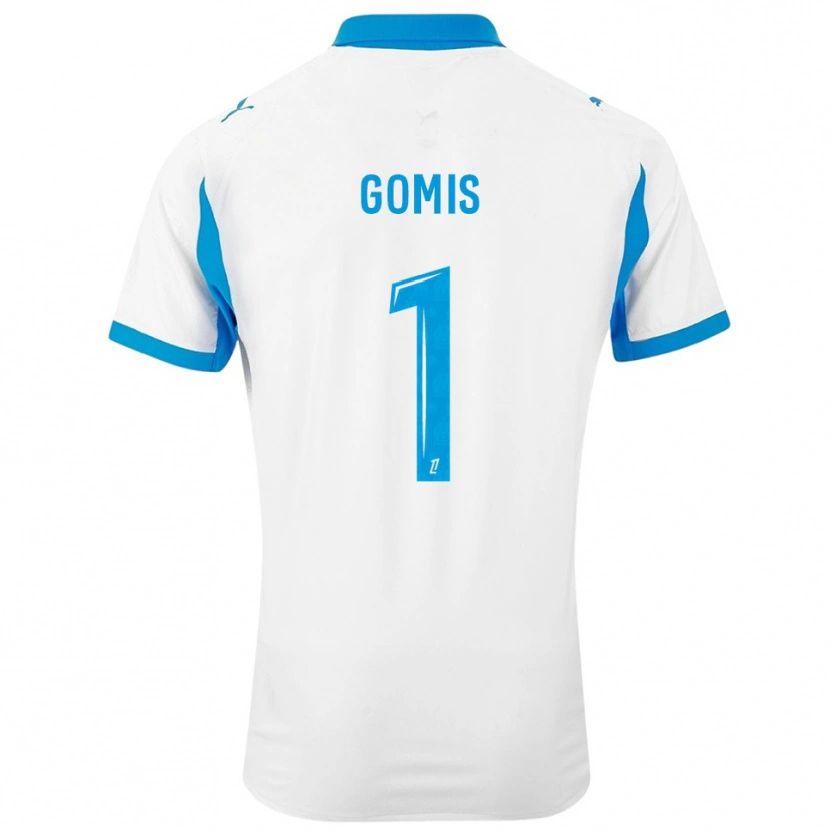 Danxen Damen Ibrahim Gomis #1 Weiß Himmelblau Heimtrikot Trikot 2025/26 T-Shirt Schweiz
