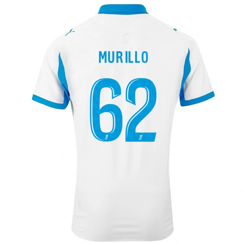 Danxen Damen Amir Murillo #62 Weiß Himmelblau Heimtrikot Trikot 2025/26 T-Shirt Schweiz
