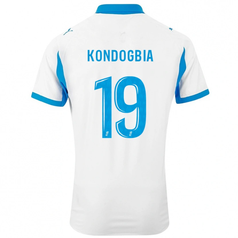 Danxen Damen Geoffrey Kondogbia #19 Weiß Himmelblau Heimtrikot Trikot 2025/26 T-Shirt Schweiz