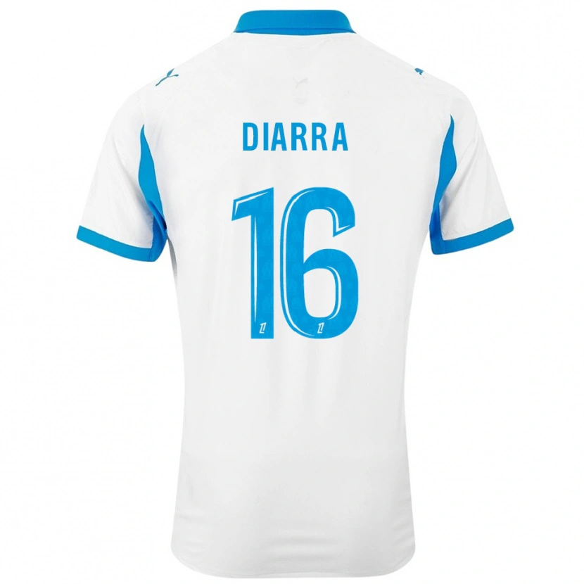 Danxen Damen Cheick Diarra #16 Weiß Himmelblau Heimtrikot Trikot 2025/26 T-Shirt Schweiz