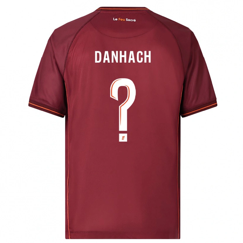 Danxen Damen Djebril Danhach #0 Burgunderrot Weiß Heimtrikot Trikot 2025/26 T-Shirt Schweiz