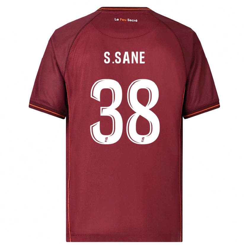 Danxen Damen Sadibou Sané #38 Burgunderrot Weiß Heimtrikot Trikot 2025/26 T-Shirt Schweiz