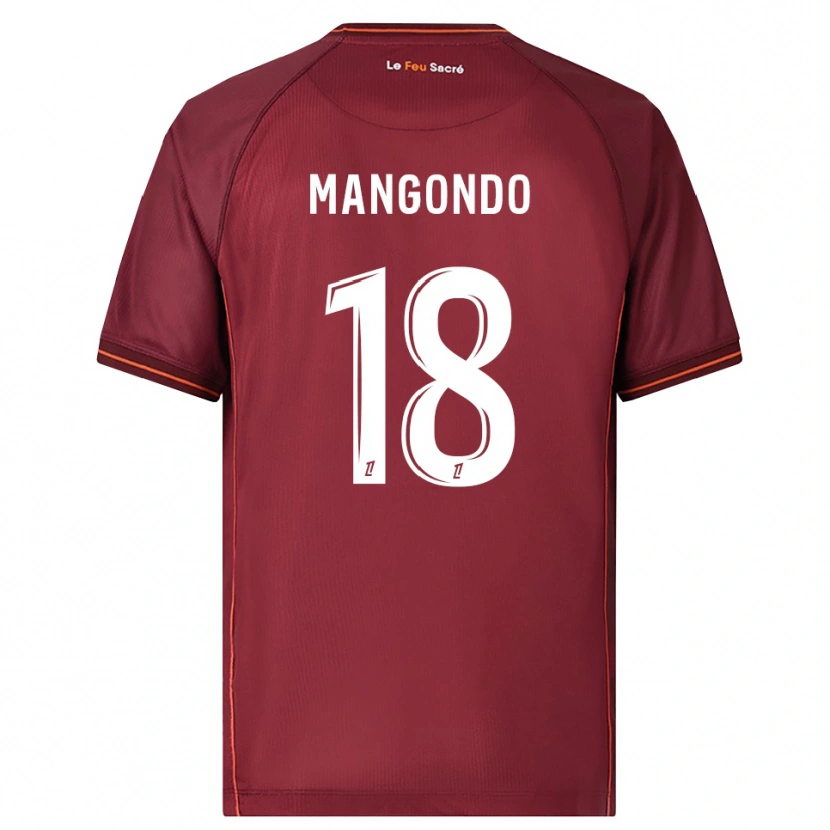 Danxen Damen Joseph Mangondo #18 Burgunderrot Weiß Heimtrikot Trikot 2025/26 T-Shirt Schweiz