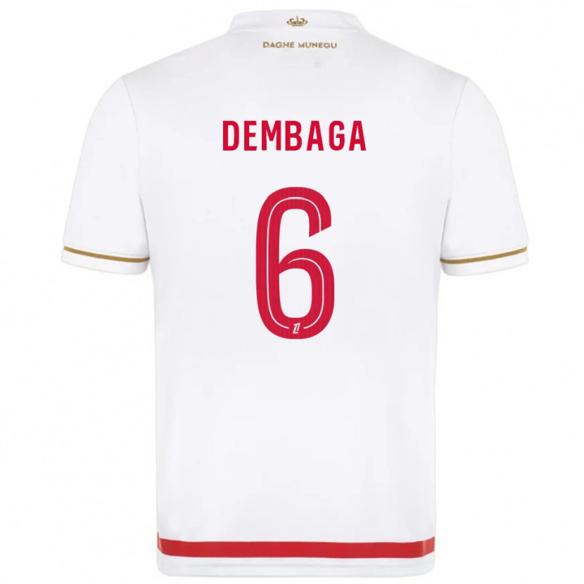 Danxen Damen Boubakar Dembaga #6 Rot Weiß Heimtrikot Trikot 2025/26 T-Shirt Schweiz