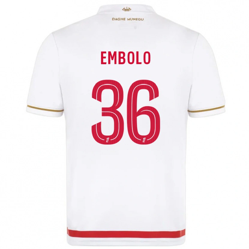 Danxen Damen Breel Embolo #36 Rot Weiß Heimtrikot Trikot 2025/26 T-Shirt Schweiz